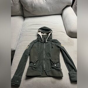 Affliction Black Premium Loud & Fast Small Jacket American Customs 73 Speed